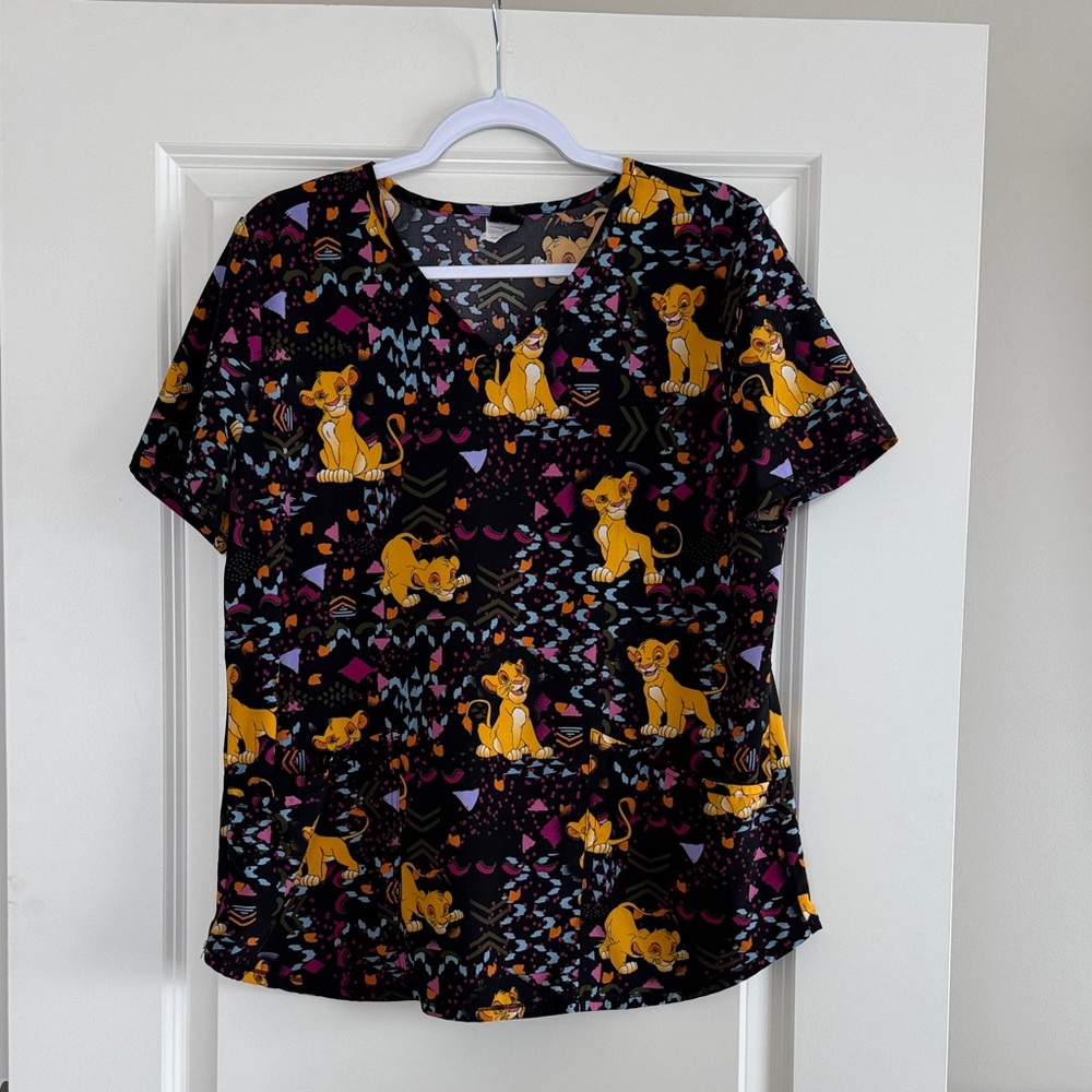 Lion King Scrub Top